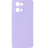 Custodia in TPU colore moda Oppo Reno 8 4G viola