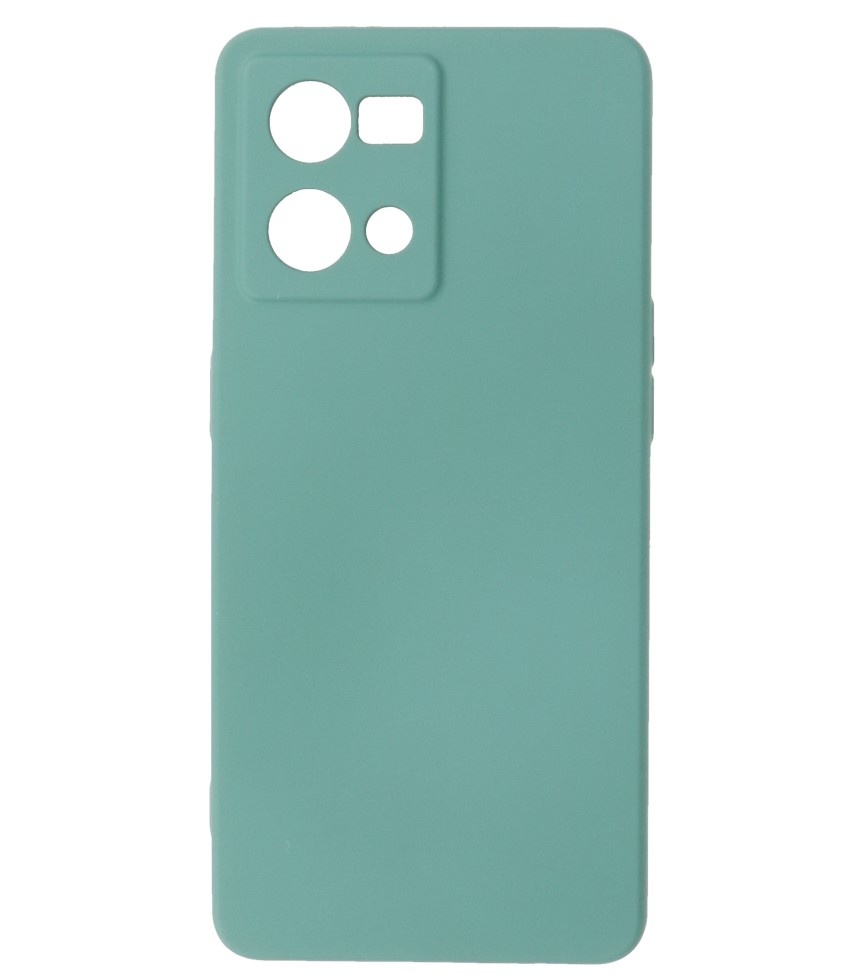 Custodia in TPU colore moda Oppo Reno 8 4G verde scuro