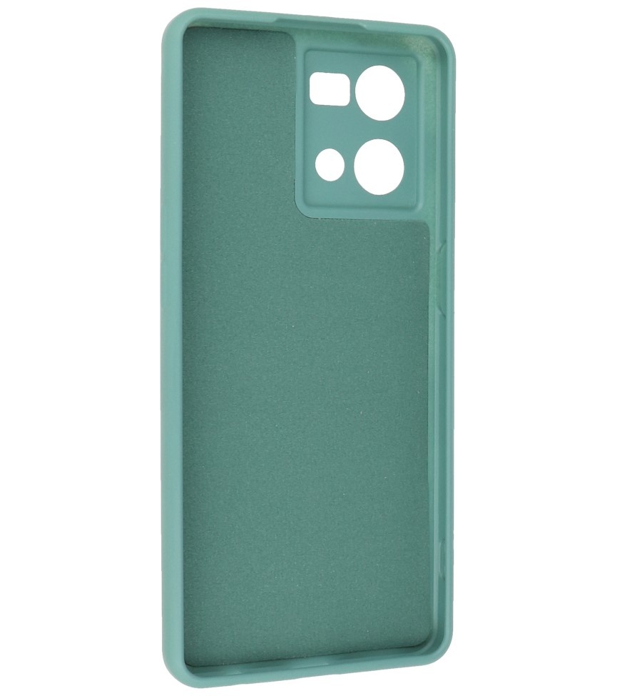 Custodia in TPU colore moda Oppo Reno 8 4G verde scuro