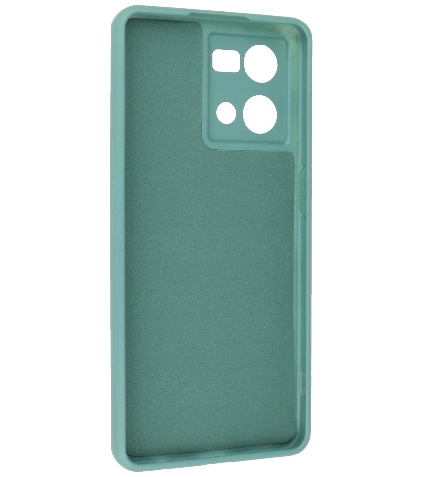 Fashion Color TPU Case Oppo Reno 8 4G Dark Green