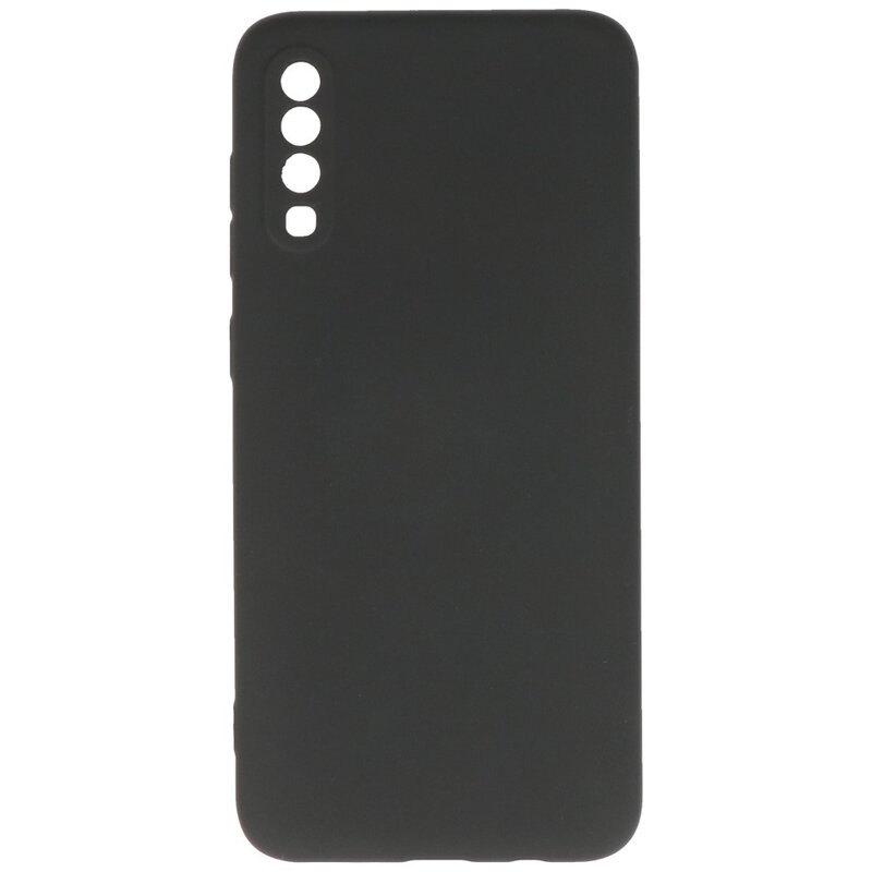 Fashion Color TPU Hoesje Samsung Galaxy A70/s Zwart