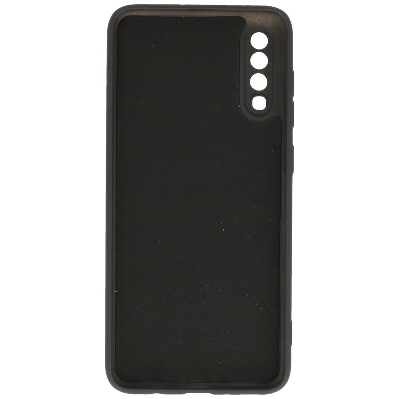 Fashion Color TPU Hoesje Samsung Galaxy A70/s Zwart