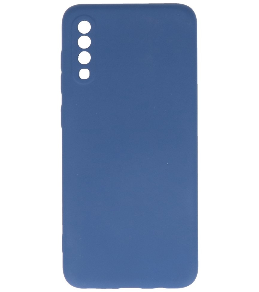 Funda TPU Color Moda Samsung Galaxy A70/s Azul Marino