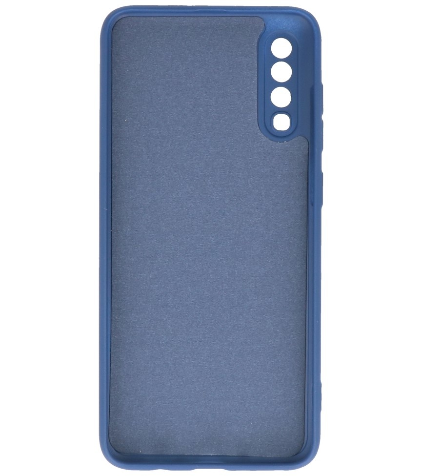 Coque en TPU Fashion Color Samsung Galaxy A70/s Bleu Marine