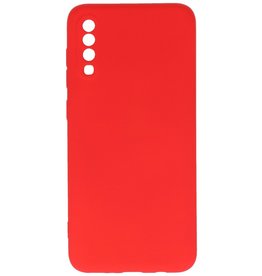 Coque TPU Fashion Color Samsung Galaxy A70/s Rouge