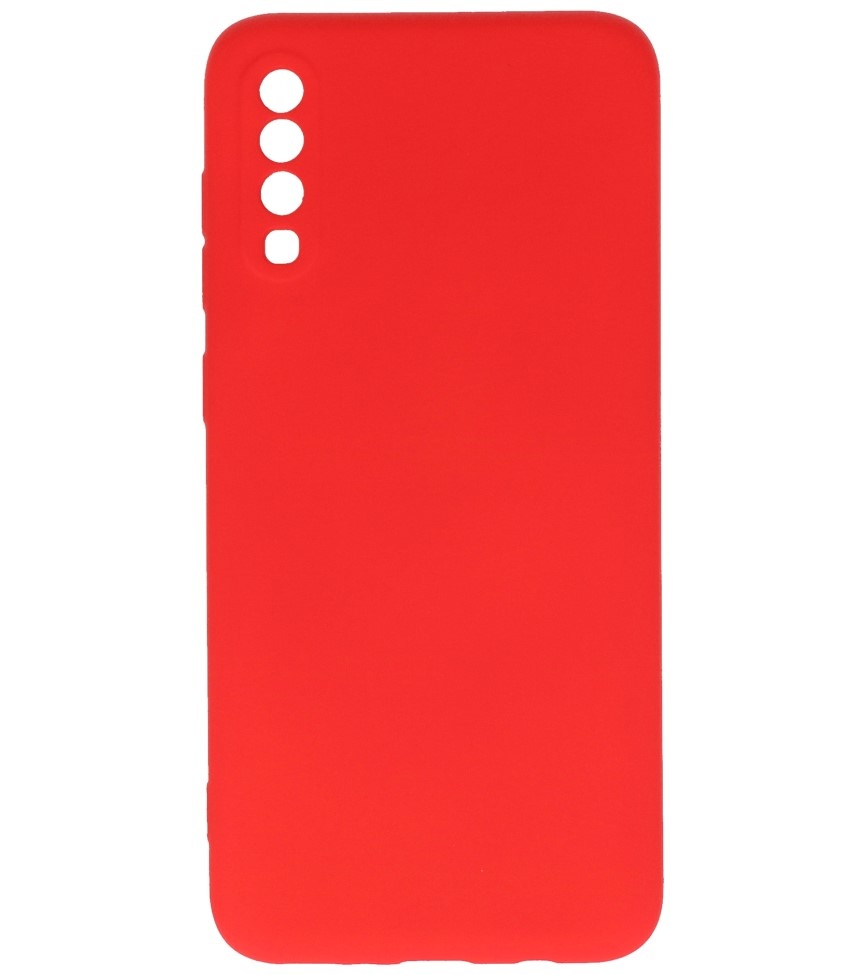 Coque TPU Fashion Color Samsung Galaxy A70/s Rouge