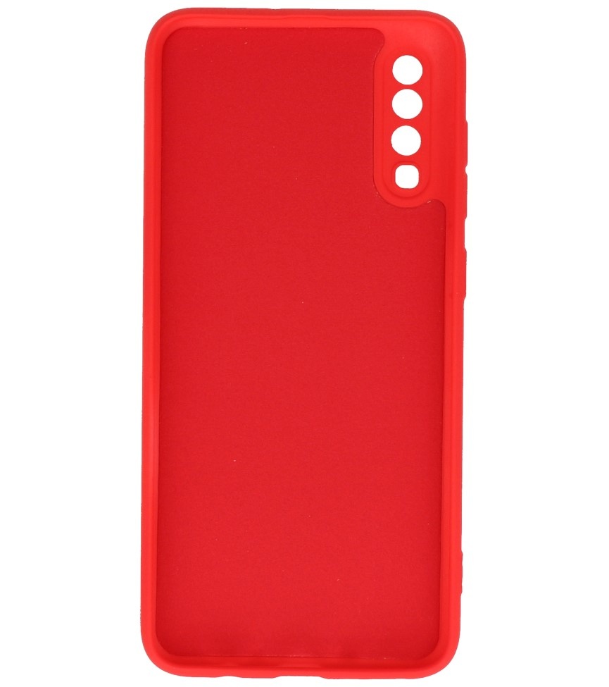 Fashion Color TPU-cover Samsung Galaxy A70/s Rød