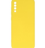 Fashion Color TPU Hülle Samsung Galaxy A70/s Gelb