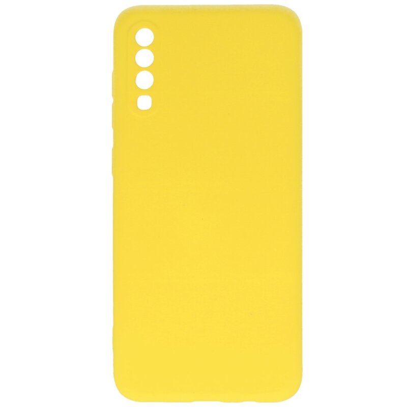 Coque TPU Fashion Color Samsung Galaxy A70/s Jaune