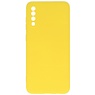 Fashion Color TPU-cover Samsung Galaxy A70/s Gul