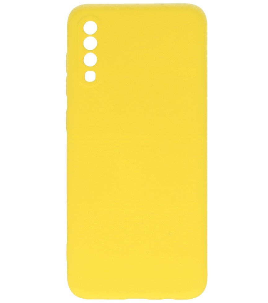 Coque TPU Fashion Color Samsung Galaxy A70/s Jaune