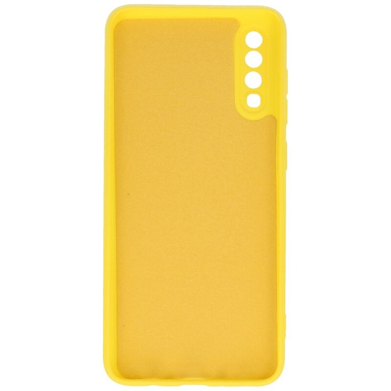 Coque TPU Fashion Color Samsung Galaxy A70/s Jaune