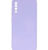 Fashion Color TPU Hoesje Samsung Galaxy A70/s Paars