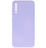 Fashion Color TPU Hoesje Samsung Galaxy A70/s Paars