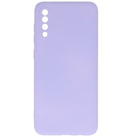 Coque en TPU Fashion Color Samsung Galaxy A70/s Violet