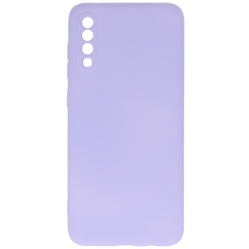 Coque en TPU Fashion Color Samsung Galaxy A70/s Violet