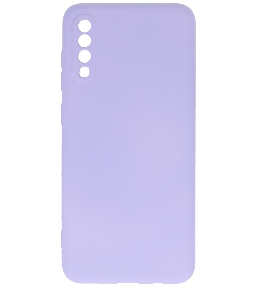 Coque en TPU Fashion Color Samsung Galaxy A70/s Violet