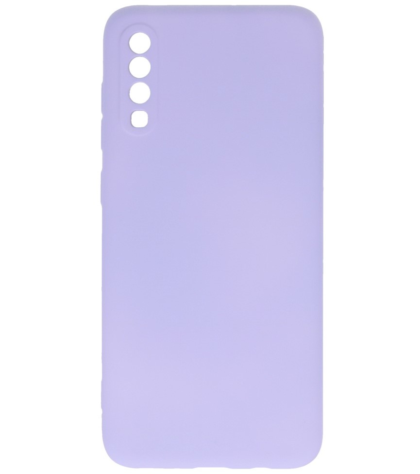 Fashion Color TPU-cover Samsung Galaxy A70/s Lilla