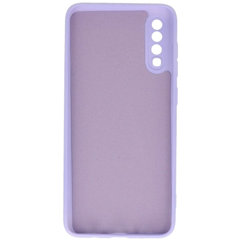 Coque en TPU Fashion Color Samsung Galaxy A70/s Violet