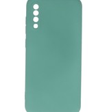 Coque en TPU Fashion Color Samsung Galaxy A70/s Vert Foncé