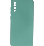 Custodia in TPU Fashion Color per Samsung Galaxy A70/s Verde Scuro