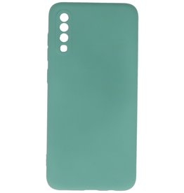 Custodia in TPU Fashion Color per Samsung Galaxy A70/s Verde Scuro