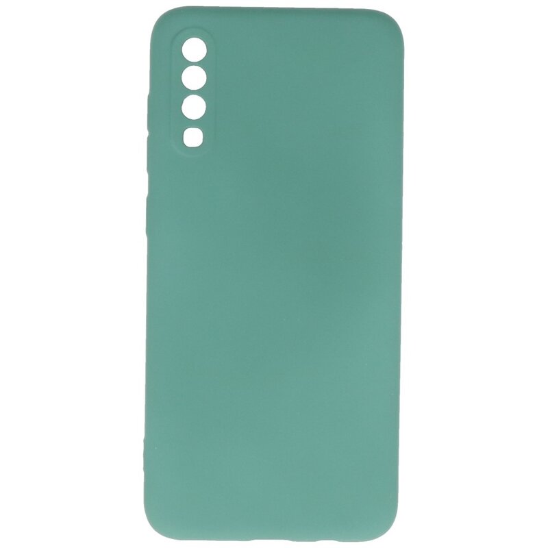Funda TPU Color Moda Samsung Galaxy A70/s Verde Oscuro
