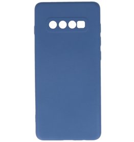 Funda TPU Color Moda Samsung Galaxy S10 Plus Azul Marino