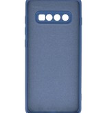Funda TPU Color Moda Samsung Galaxy S10 Plus Azul Marino