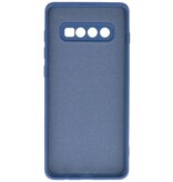 Coque en TPU Fashion Color Samsung Galaxy S10 Plus Bleu Marine
