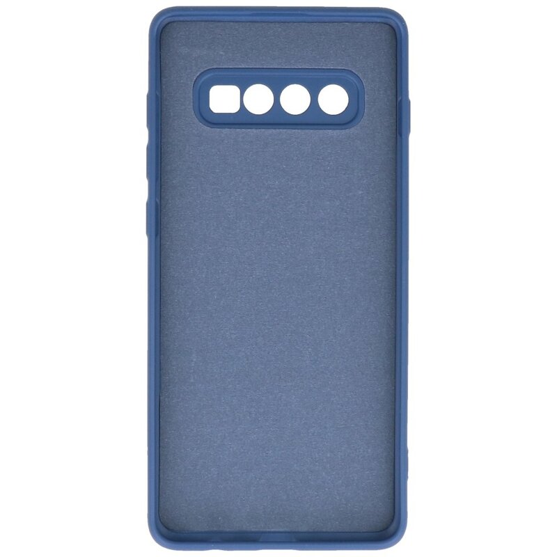 Coque en TPU Fashion Color Samsung Galaxy S10 Plus Bleu Marine