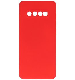 Coque TPU Fashion Color Samsung Galaxy S10 Plus Rouge