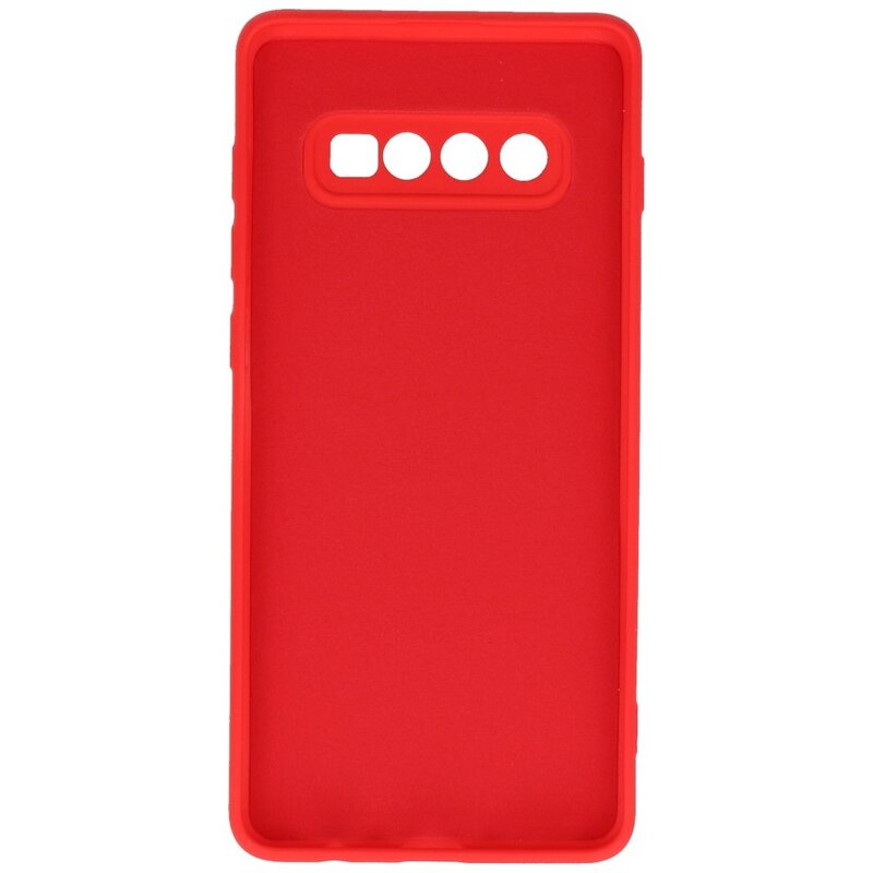 Coque TPU Fashion Color Samsung Galaxy S10 Plus Rouge