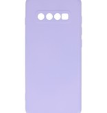 Fashion Color TPU-cover Samsung Galaxy S10 Plus Lilla