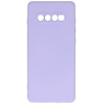 Custodia in TPU color moda per Samsung Galaxy S10 Plus viola