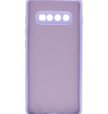 Funda TPU Color Moda Samsung Galaxy S10 Plus Púrpura