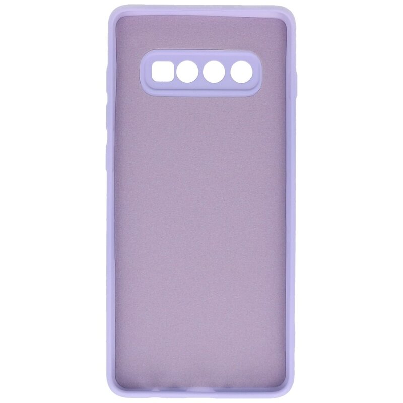 Coque en TPU Fashion Color Samsung Galaxy S10 Plus Violet