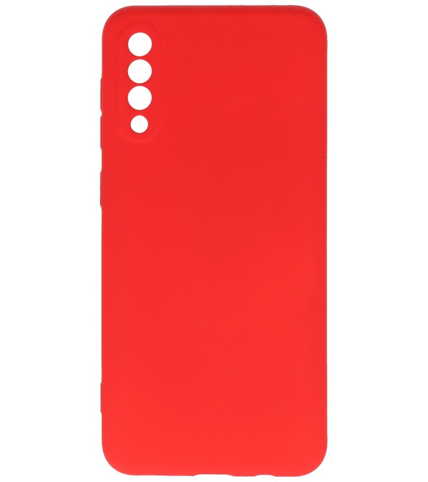 Fashion Color TPU Hoesje Samsung Galaxy A50/s Rood