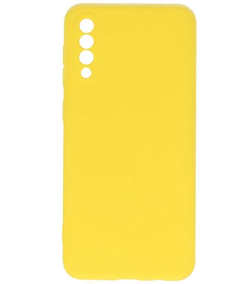 Fashion Color TPU-cover Samsung Galaxy A50/s Gul