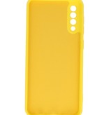 Fashion Color TPU-cover Samsung Galaxy A50/s Gul