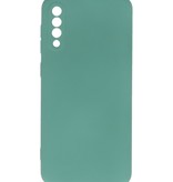 Coque en TPU Fashion Color Samsung Galaxy A50/s Vert Foncé