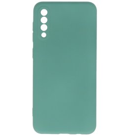 Custodia in TPU Fashion Color per Samsung Galaxy A50/s Verde scuro