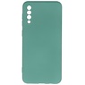 Fashion Color TPU Hoesje Samsung Galaxy A50/s Donker Groen