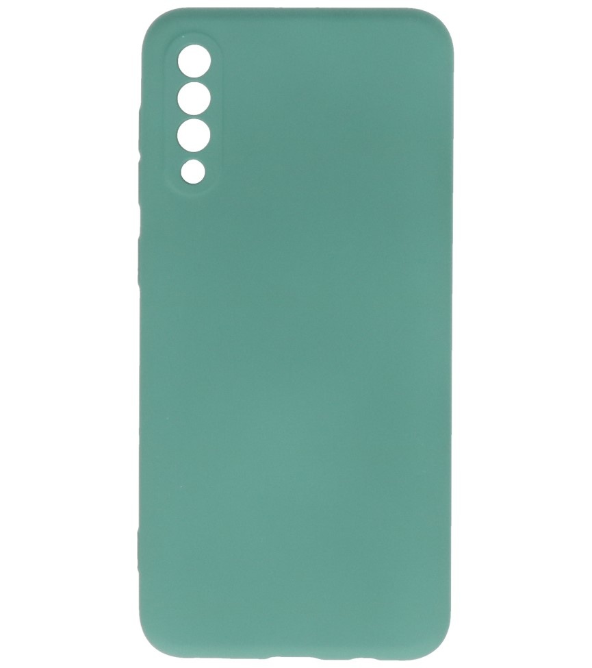 Coque en TPU Fashion Color Samsung Galaxy A50/s Vert Foncé