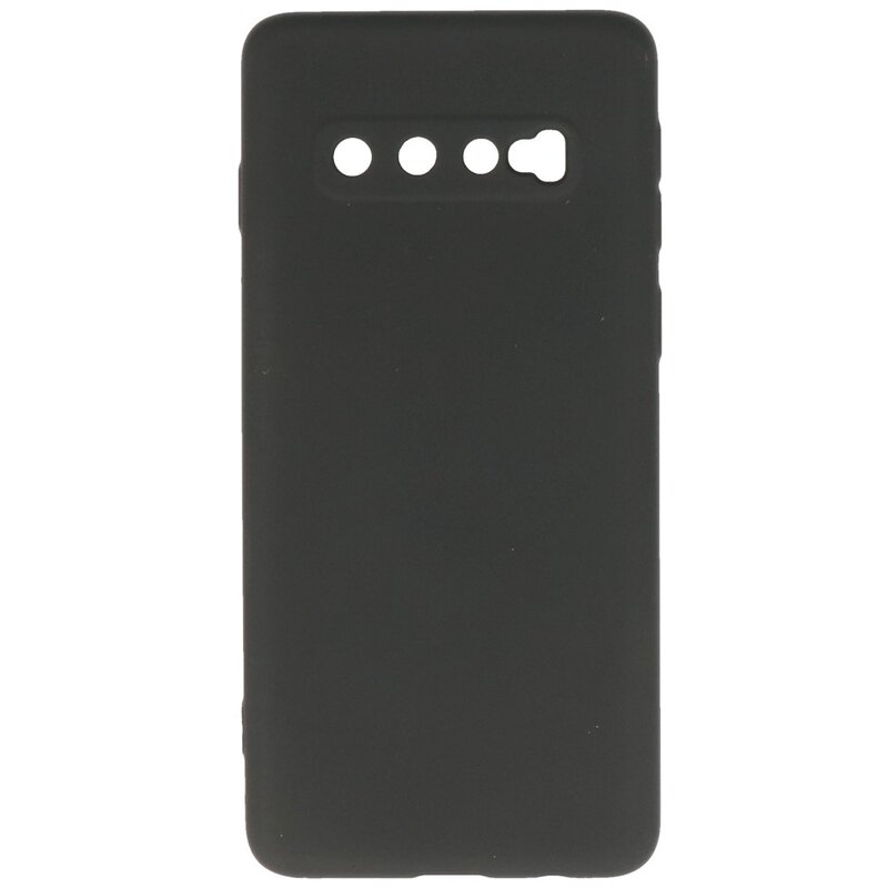 Custodia in TPU color moda per Samsung Galaxy S10 nera