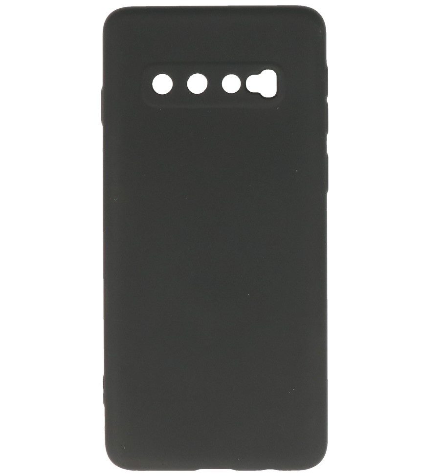 Coque en TPU Fashion Color Samsung Galaxy S10 Noir