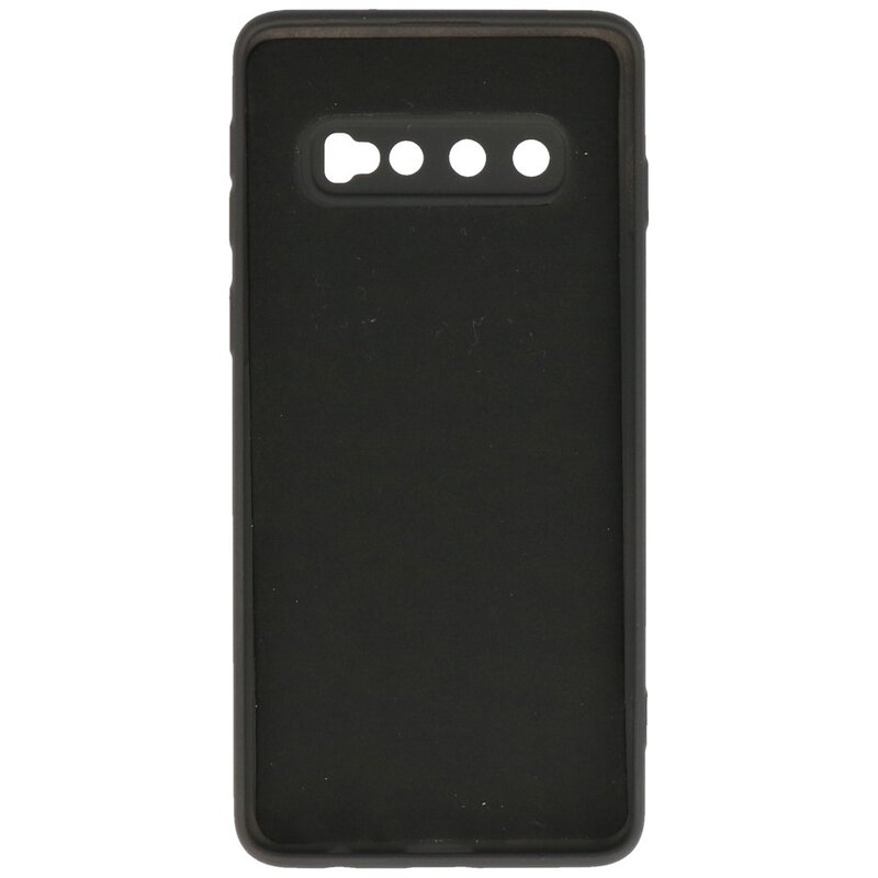 Custodia in TPU color moda per Samsung Galaxy S10 nera