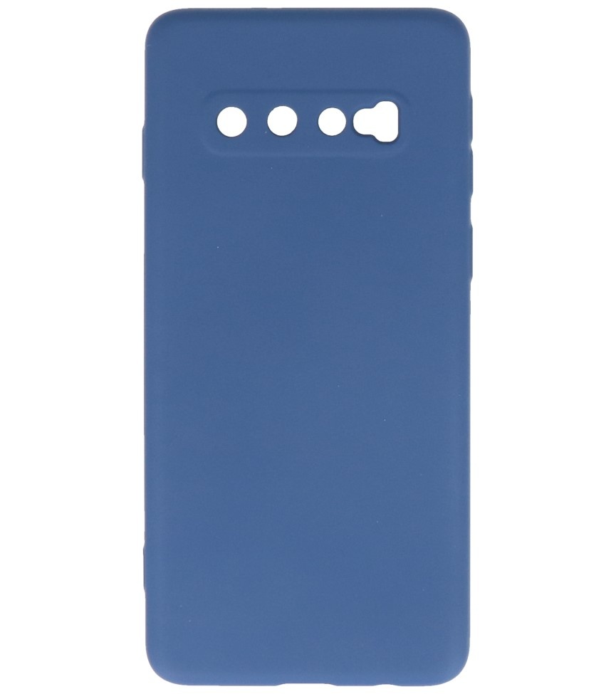 Custodia in TPU color moda per Samsung Galaxy S10 Navy