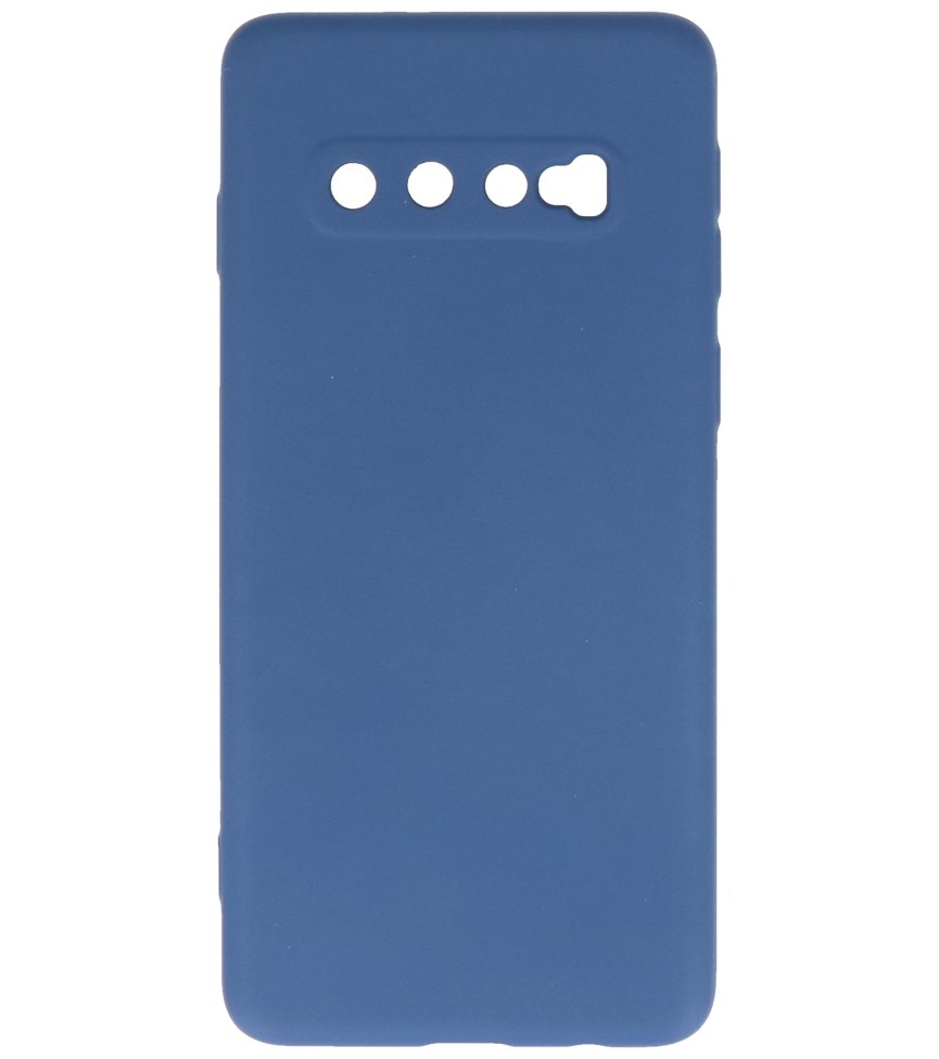 Funda TPU Color Moda Samsung Galaxy S10 Azul Marino