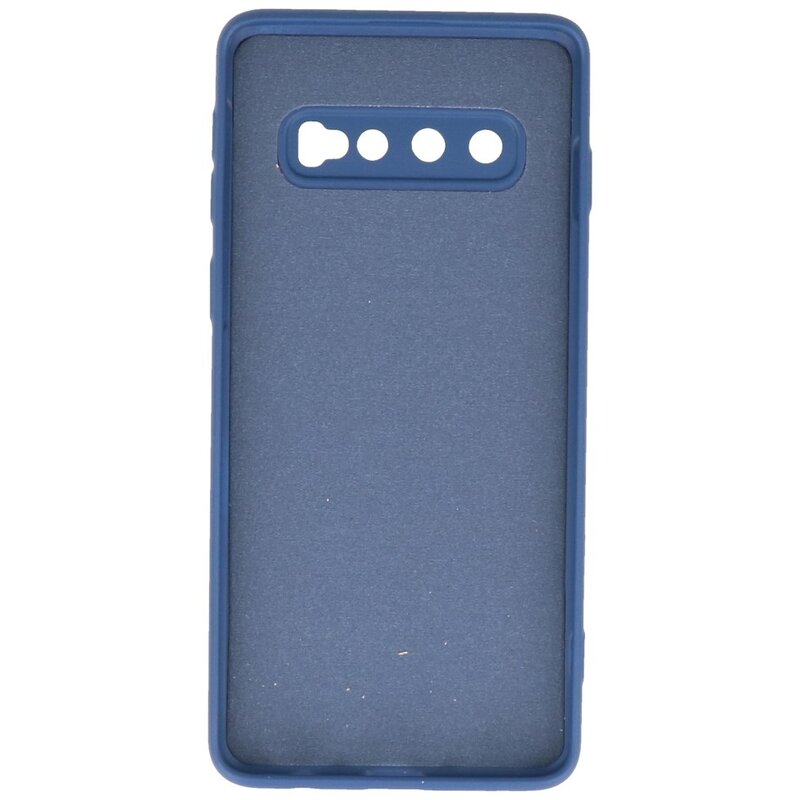 Coque en TPU Fashion Color Samsung Galaxy S10 Marine